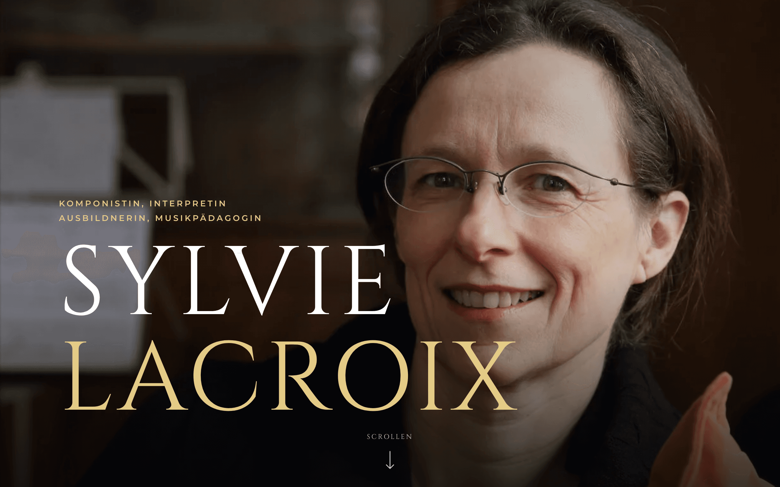 Sylvie Lacroix — Entwurf im Browser