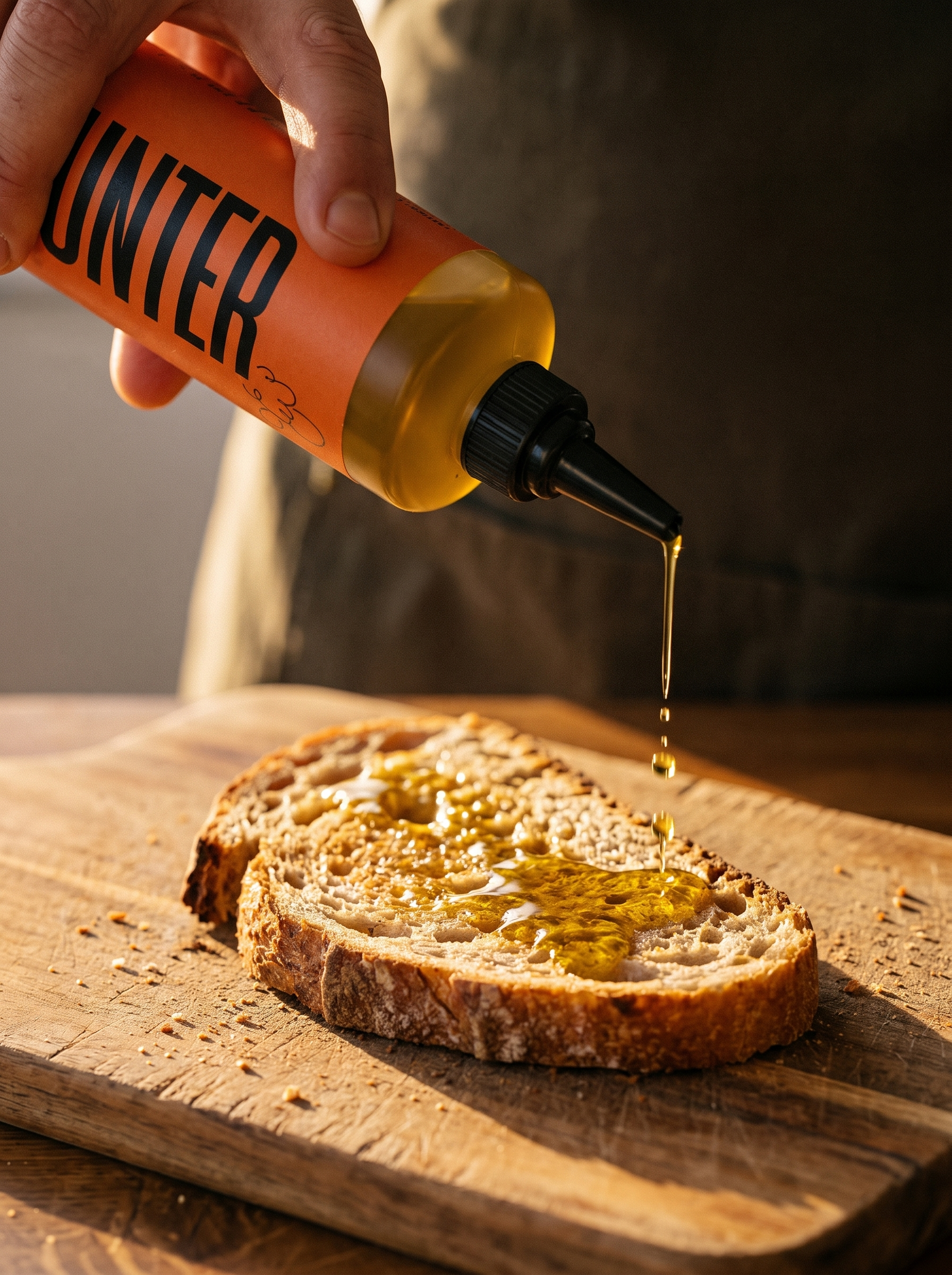 Küchenporträt und Brotbild